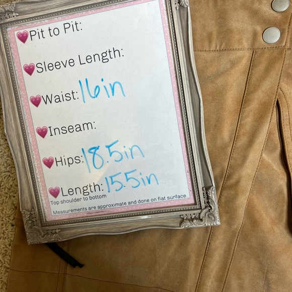 Free People Women Camel Brown Skirt Carson Utility Faux Wrap Style US 2 - Picture 10 of 11